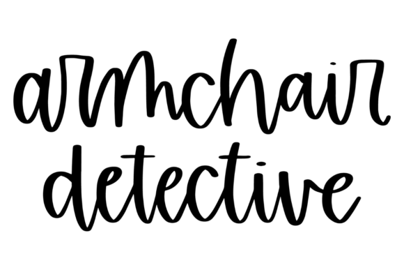 Armchair Detective, True Crime SVG