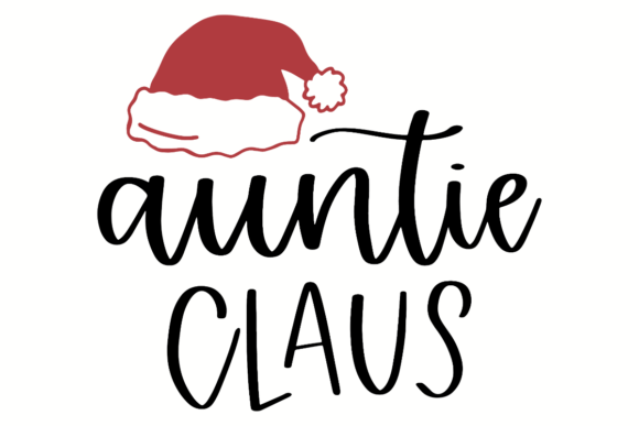 Auntie Claus SVG for Crafts and Graphics