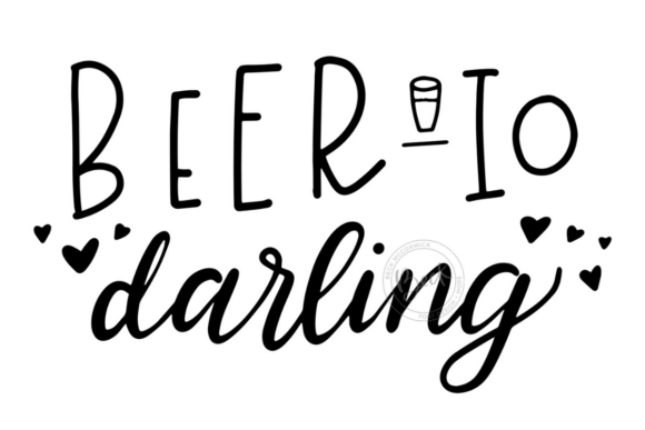 Beerio, Darling: A Playful Graphic Design Asset for Creative Publishing