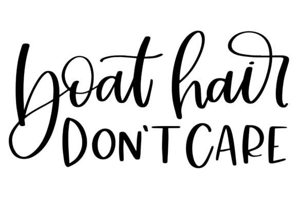 Boat Hair Don’t Care: A Playful Graphic Design Asset for Content Creators