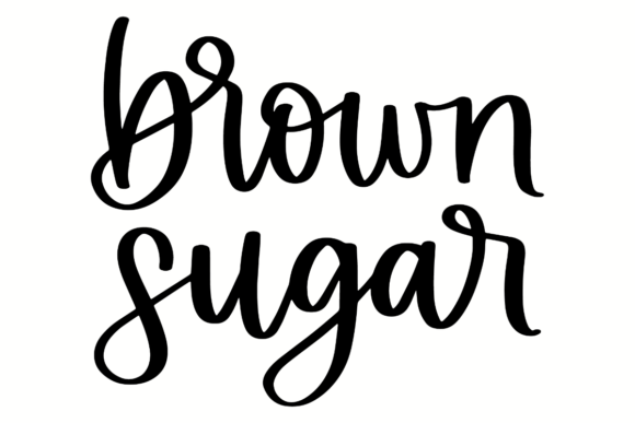Brown Sugar: A Handcrafted Design Asset for Warm, Sweet Visual Projects