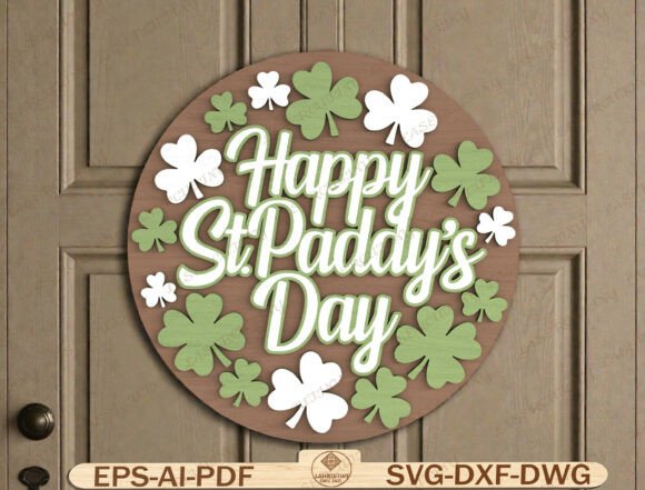 Happy St. Paddy’s Day Round SVG – Graphics for Digital Sellers