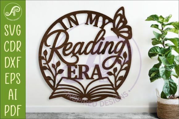 In My Reading Era SVG Wall Decor