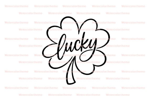 Lucky Shamrock SVG for Crafts and Graphics